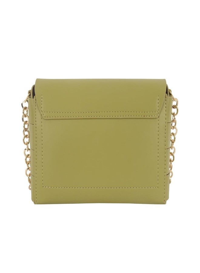 Baggit Women Green Xxs Size Satchel Sling Bag | Ladies Stylish Casual Cross Body Purse Handbag - Image 4